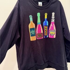 Queen of sparkles - bottle sweatshirt